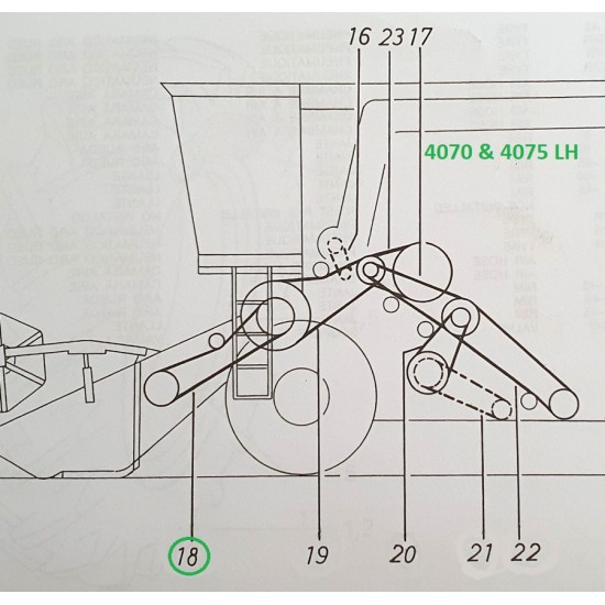 ΙΜΑΝΤΑΣ Deutz Fahr TOPLINER 4070 4075 0114.5025 ΔΙΠΛΟΣ