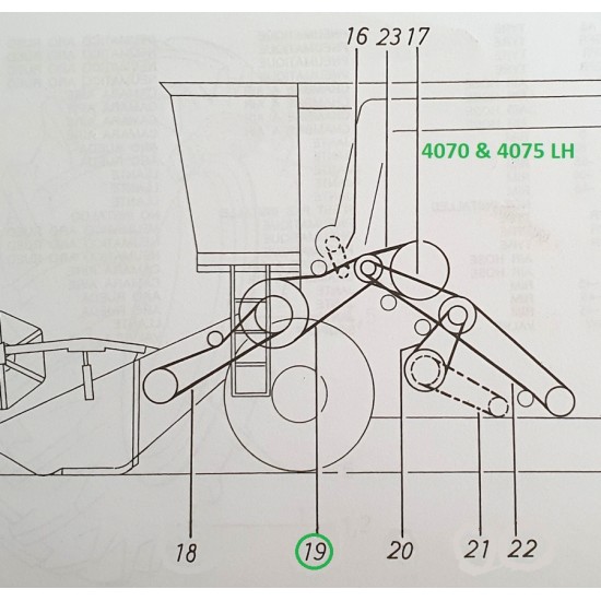 ΙΜΑΝΤΑΣ Deutz Fahr TOPLINER 4070 4075 0114.1941 ΤΡΙΠΛΟΣ