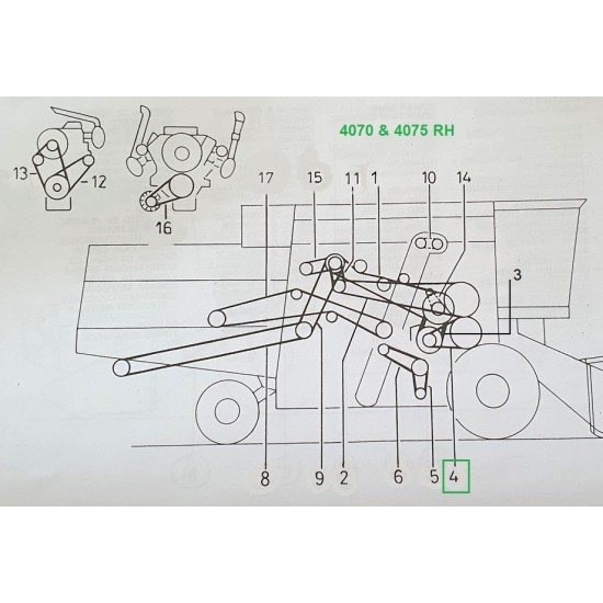 ΙΜΑΝΤΑΣ Deutz Fahr TOPLINER 4070 4075 0114.5049