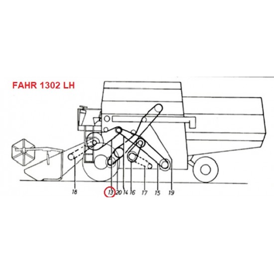ΙΜΑΝΤΑΣ ΤΡΟΦΟΔΟΤΗ Deutz Fahr M1302 0621.5233 0114.1608