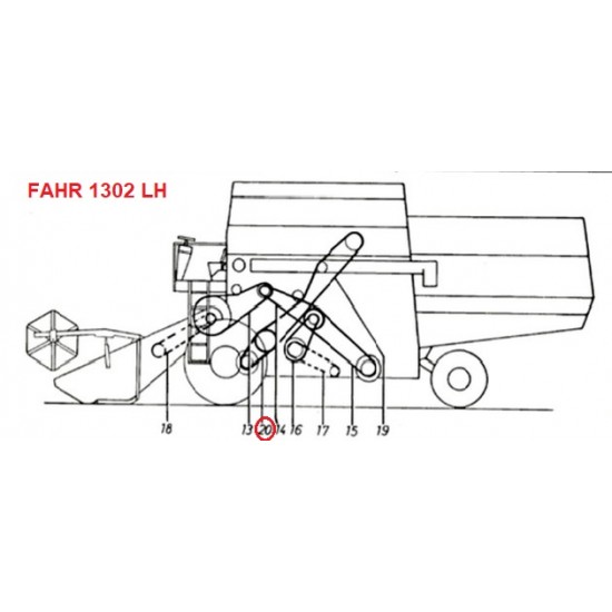 ΙΜΑΝΤΑΣ ΠΟΡΕΙΑΣ ΚΑΤΩ Deutz Fahr M1302 0621.5222