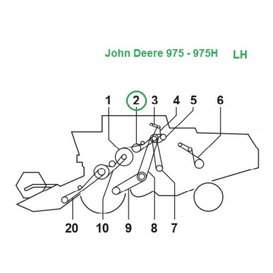 ΙΜΑΝΤΑΣ ΣΙΛΟ JOHN DEERE 975 Z47911