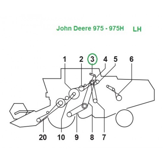 ΙΜΑΝΤΑΣ ΒΕΝΤΙΛΑΤΕΡ JOHN DEERE 975 CA20514