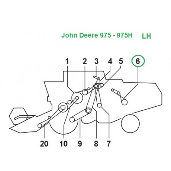 ΙΜΑΝΤΑΣ  JOHN DEERE 975 Z33605