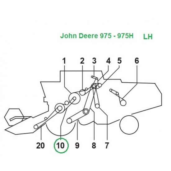 ΙΜΑΝΤΑΣ ΤΡΟΦΟΔΟΤΗ JOHN DEERE 975 Z38186 Z32568