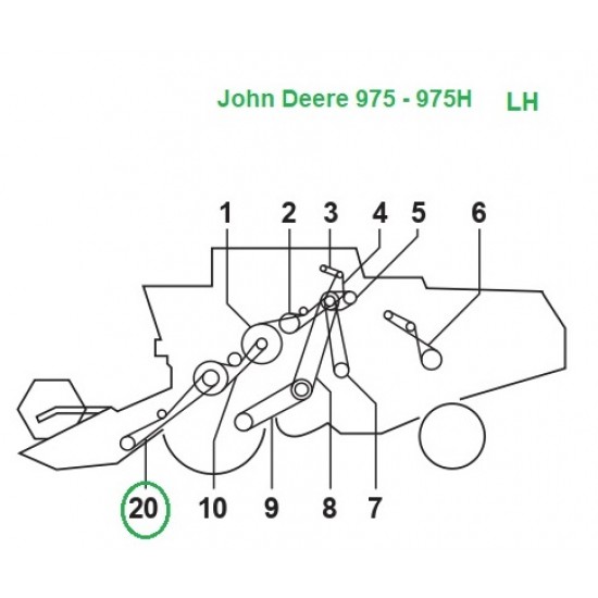 ΙΜΑΝΤΑΣ ΤΡΟΦΟΔΟΤΗ JOHN DEERE 975 Z36949
