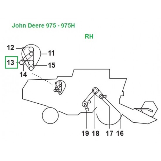 ΙΜΑΝΤΑΣ  JOHN DEERE 975 Z38149