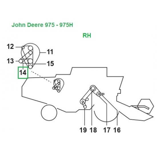 ΙΜΑΝΤΑΣ  JOHN DEERE 975 Z38148
