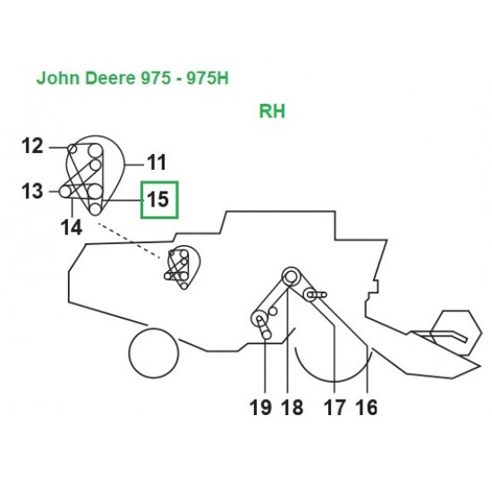 ΙΜΑΝΤΑΣ  JOHN DEERE 975 Z32190
