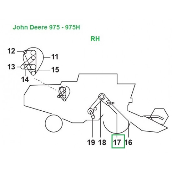 ΙΜΑΝΤΑΣ ΤΡΟΜΠΑΣ JOHN DEERE 975 Z20823