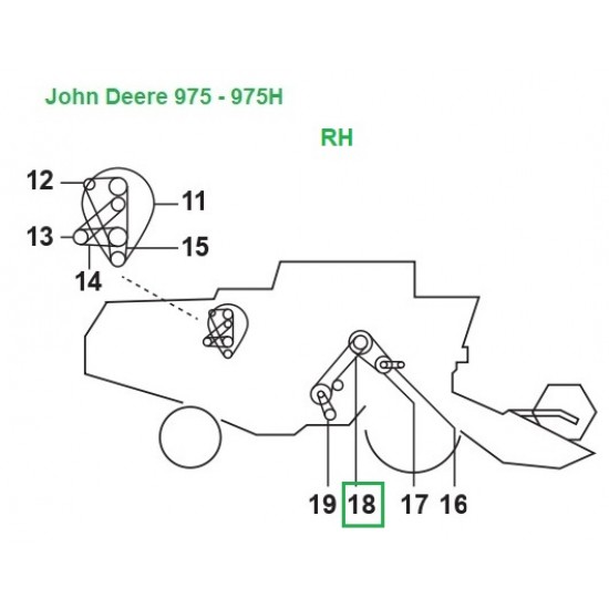ΙΜΑΝΤΑΣ ΚΟΥΝΙΑΣ JOHN DEERE 975 Z34405