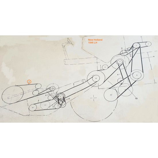 ΙΜΑΝΤΑΣ ΑΝΕΜΗΣ NEW HOLLAND 1545 333255