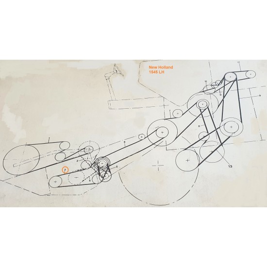 ΙΜΑΝΤΑΣ ΜΑΧΑΙΡΙΟΥ NEW HOLLAND 1545 337415