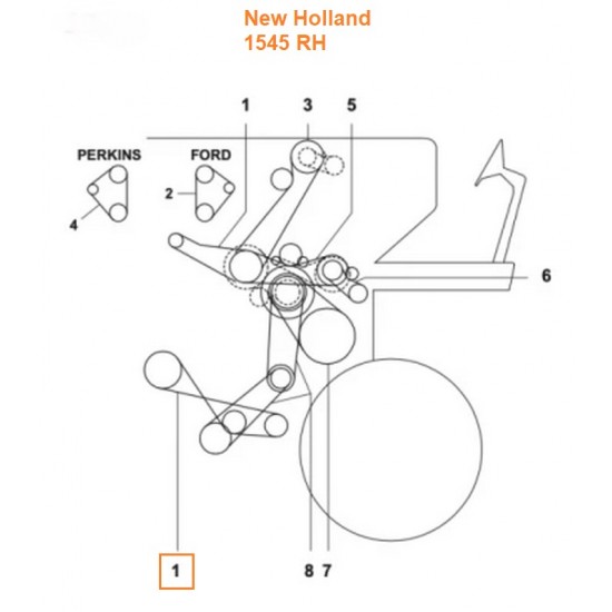 ΙΜΑΝΤΑΣ  NEW HOLLAND 1545 230108