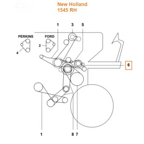 ΙΜΑΝΤΑΣ NEW HOLLAND 1545 230041