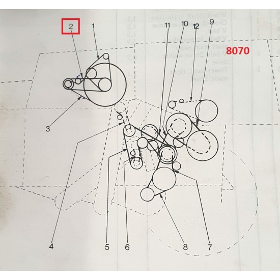 ΙΜΑΝΤΑΣ ΦΤΕΡΩΤΗΣ NEW HOLLAND 8070 8080 384397