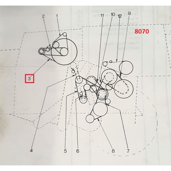 ΙΜΑΝΤΑΣ ΤΥΜΠΑΝΟΥ NEW HOLLAND 8070 8080 381489