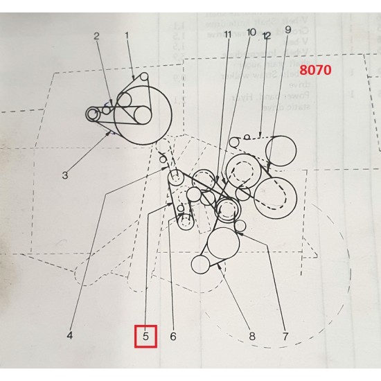 ΙΜΑΝΤΑΣ ΕΠΙΣΤΡΕΦΟΜΕΝΩΝ NEW HOLLAND 8070 8080 387469