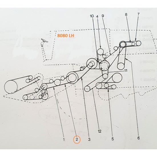 ΙΜΑΝΤΑΣ ΚΟΠΤΙΚΗΣ ΚΕΦΑΛΗΣ NEW HOLLAND 8080 391143