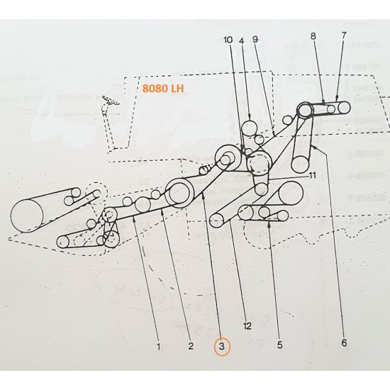 ΙΜΑΝΤΑΣ ΤΡΟΦΟΔΟΤΗ ΛΑΙΜΟΥ NEW HOLLAND 8070 8080 393326 
