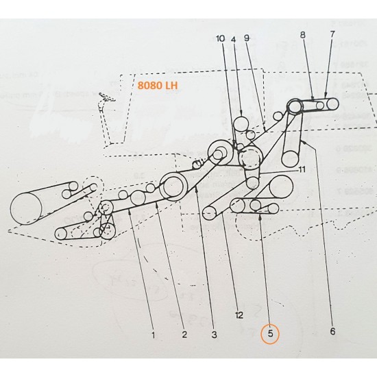 ΙΜΑΝΤΑΣ ΑΛΟΓΩΝ NEW HOLLAND 8070 8080 605529