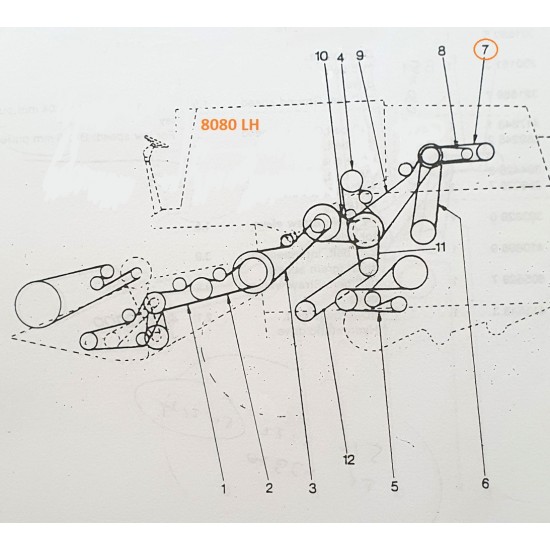 ΙΜΑΝΤΑΣ ΥΔΡΑΥΛΙΚΟΥ NEW HOLLAND 8070 8080 389245