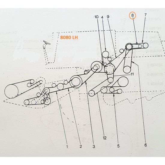 ΙΜΑΝΤΑΣ ΑΝΤΛΙΑΣ ΥΔΡΑΥΛΙΚΟΥ NEW HOLLAND 8070 8080 230151