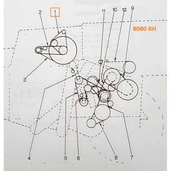 ΙΜΑΝΤΑΣ ΔΥΝΑΜΟΥ NEW HOLLAND 8080 393519
