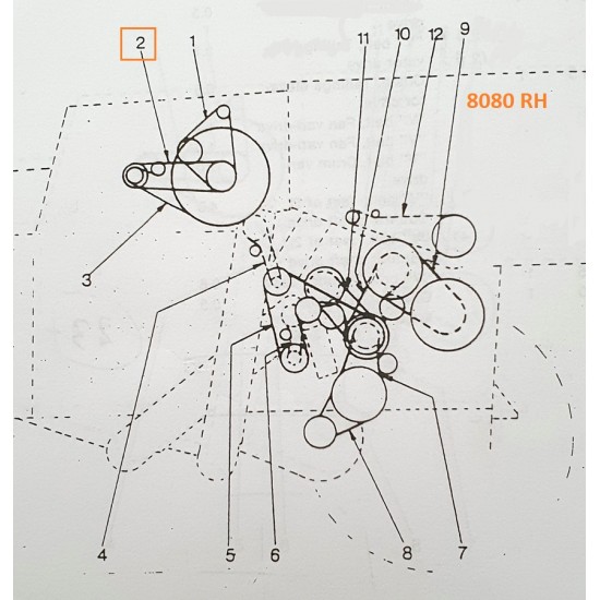ΙΜΑΝΤΑΣ ΦΤΕΡΩΤΗΣ NEW HOLLAND 8070 8080 384397