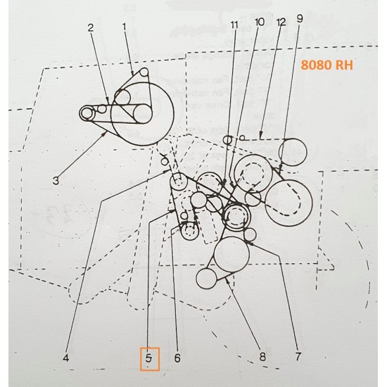 ΙΜΑΝΤΑΣ ΕΠΙΣΤΡΕΦΟΜΕΝΩΝ NEW HOLLAND 8070 8080 387469