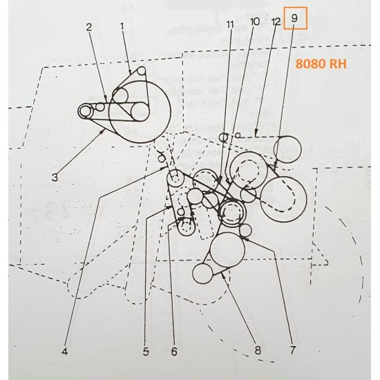 ΙΜΑΝΤΑΣ ΑΥΞΟΜΕΙΩΣΗΣ ΤΡΟΜΠΑΣ NEW HOLLAND 8070 8080 387460