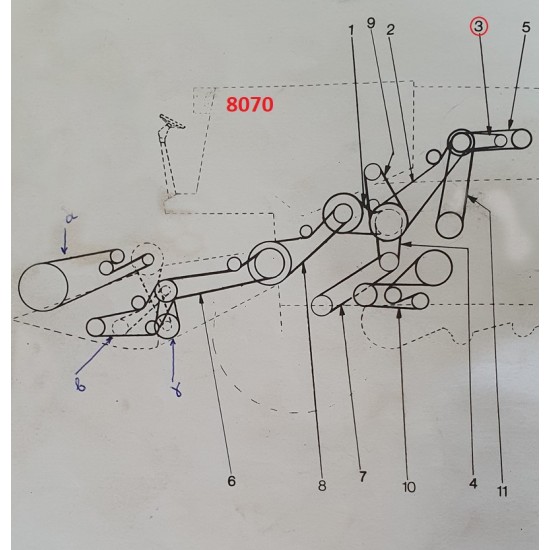 ΙΜΑΝΤΑΣ ΑΝΤΛΙΑΣ ΥΔΡΑΥΛΙΚΟΥ NEW HOLLAND 8070 8080 230151