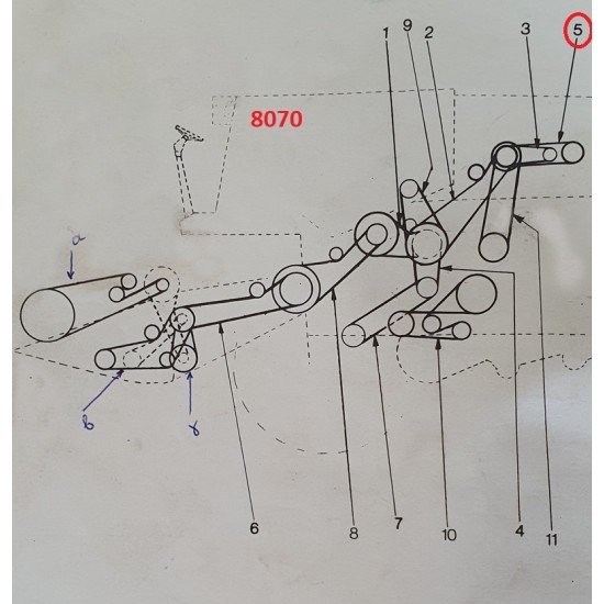 ΙΜΑΝΤΑΣ ΥΔΡΑΥΛΙΚΟΥ NEW HOLLAND 8070 8080 389245