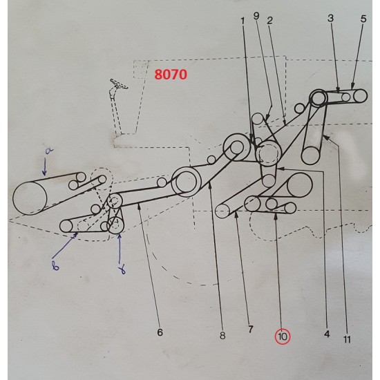 ΙΜΑΝΤΑΣ ΑΛΟΓΩΝ NEW HOLLAND 8070 8080 605529