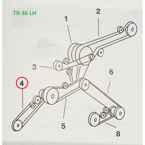 ΙΜΑΝΤΑΣ ΤΡΟΦΟΔΟΤΗ NEW HOLLAND TX-36 89504005 ΤΡΙΠΛΟΣ