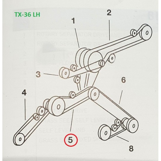 ΙΜΑΝΤΑΣ ΤΡΟΦΟΔΟΤΗ NEW HOLLAND TX-36 80350236 ΤΡΙΠΛΟΣ