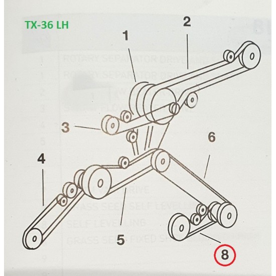 ΙΜΑΝΤΑΣ ΕΚΚΕΝΤΡΟΥ ΑΞΟΝΑ NEW HOLLAND TX-36 89513620