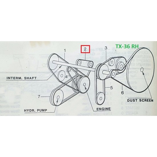 ΙΜΑΝΤΑΣ ΑΝΤΛΙΑΣ ΝΕΡΟΥ NEW HOLLAND TX-36 446634