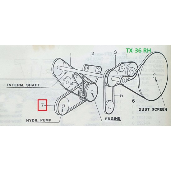 ΙΜΑΝΤΑΣ ΑΝΤΛΙΑΣ ΥΔΡΑΥΛΙΚΟΥ NEW HOLLAND TX-36 9508557