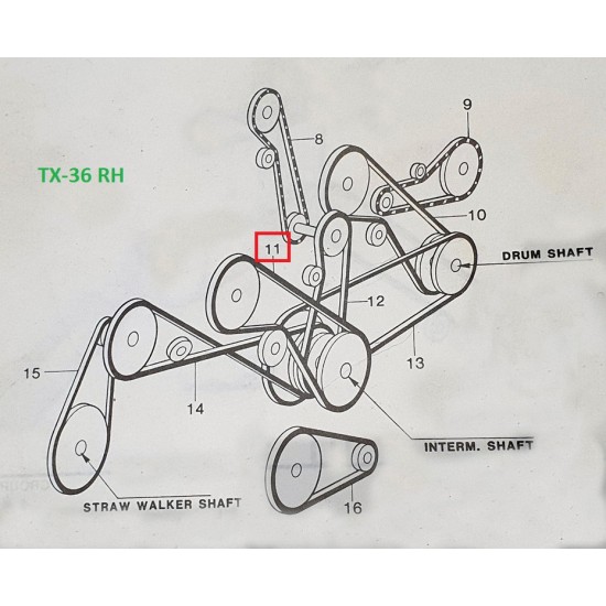 ΙΜΑΝΤΑΣ ΤΡΟΜΠΑΣ Β' NEW HOLLAND TX-36 754285