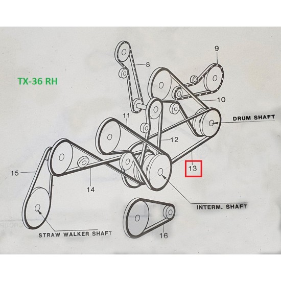 ΙΜΑΝΤΑΣ ΤΡΟΜΠΑΣ NEW HOLLAND TX-36 434160