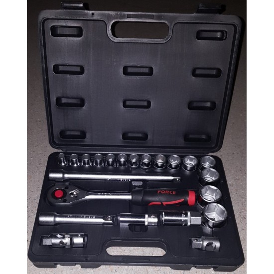 ΣΕΙΡΑ ΚΑΡΥΔΑΚΙΑ 1/2" ΚΑΣΕΤΙΝΑ FORCE  22 TΕΜΑΧΙΩΝ