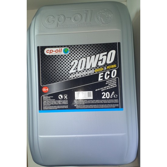ΛΑΔΙ ΜΗΧΑΝΗΣ CP ECO 20W50 20 lt CG-4